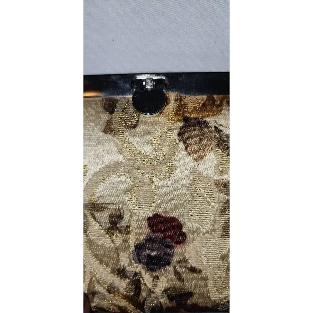Floral fabric wallet